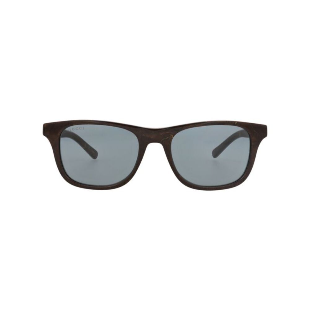 Gucci Square-Frame Recycled Acetate Sunglasses Brown Mens